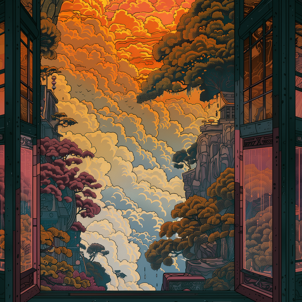 Window Into The Valley Art | Ethersight Art