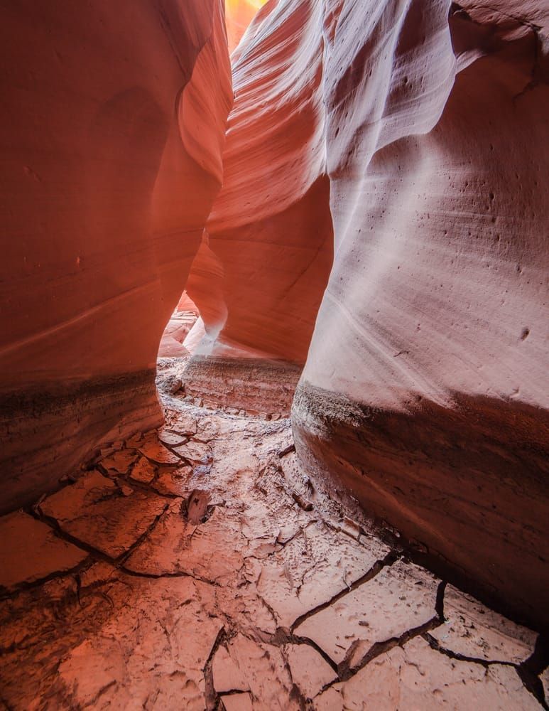 Dessicate Mud Floor, Antelope Canyon, Page, Az Photography Art | Kasdenphotography.art