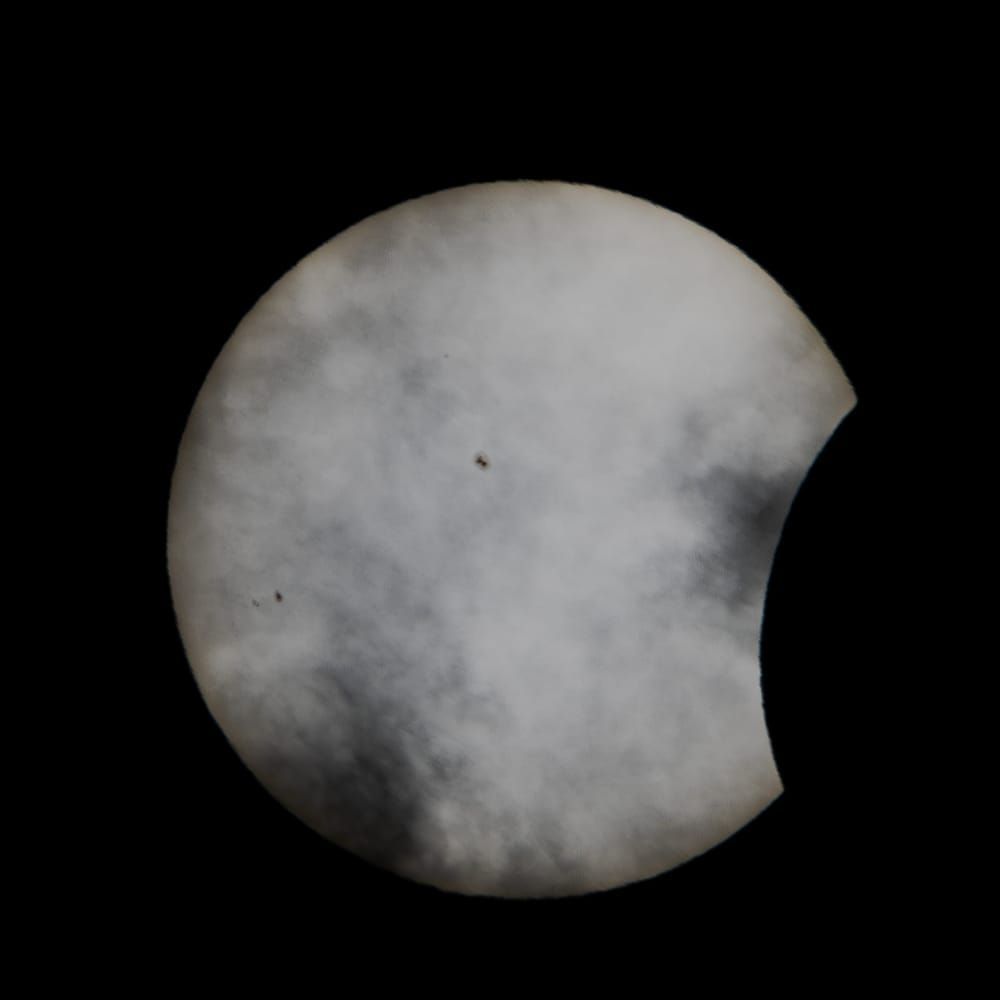 2024 Solar Eclipse First Contact