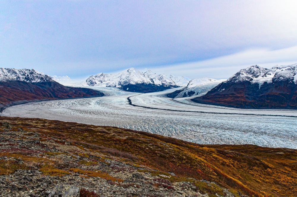 Alaska Glacier Ending On Land Photography Art | Kasdenphotography.art