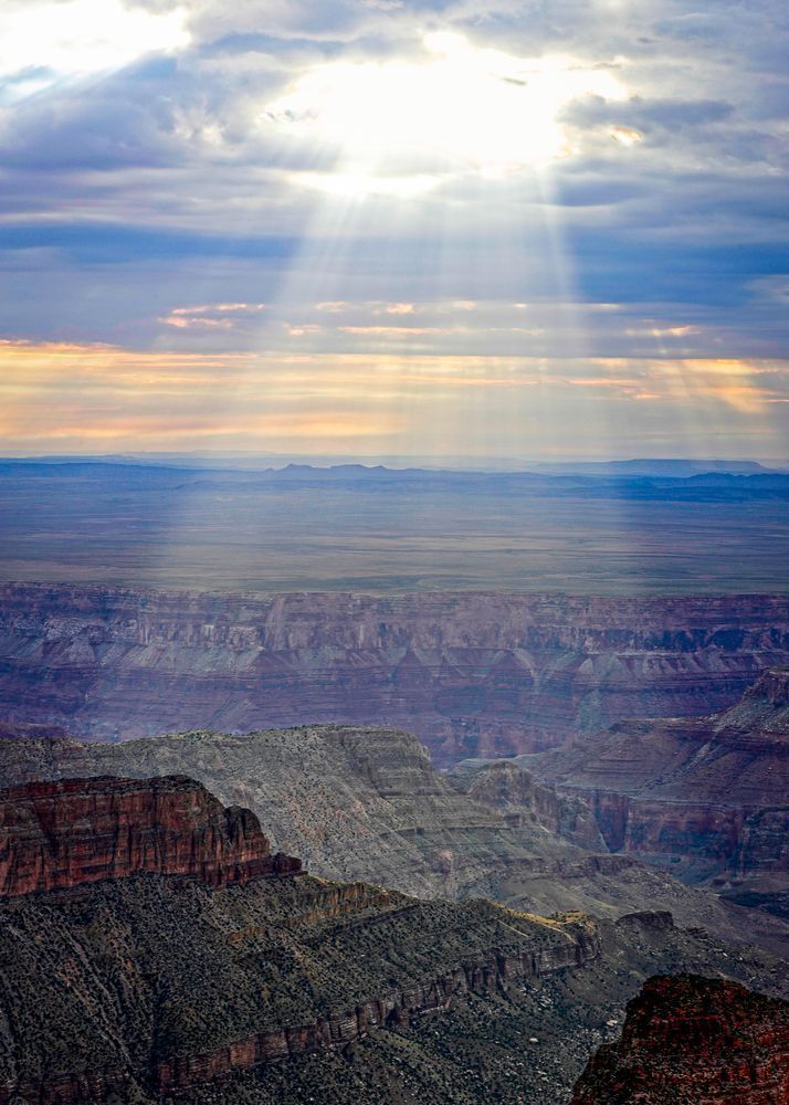 Grand Canyon Angel Rays Photography Art | Kasdenphotography.art