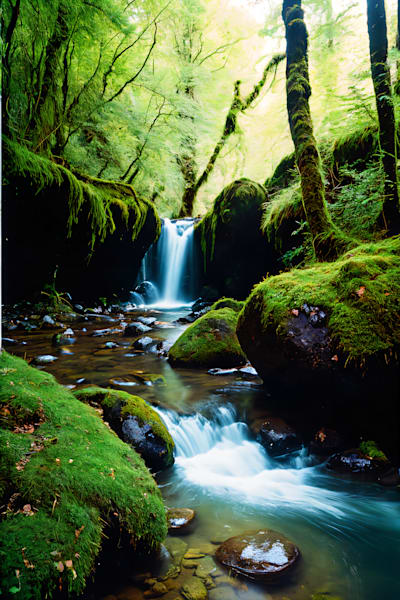 Waterfall in the Forest
