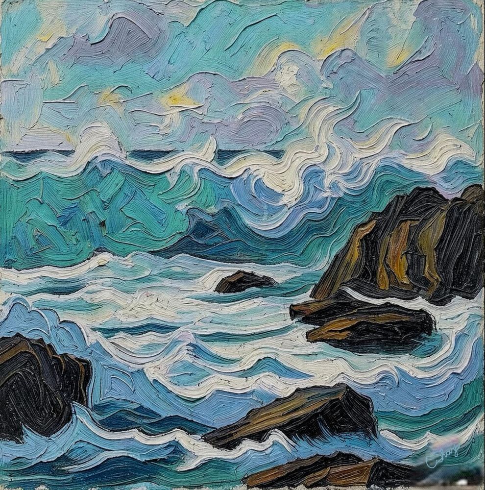 Wild Waves I Art | csharp art