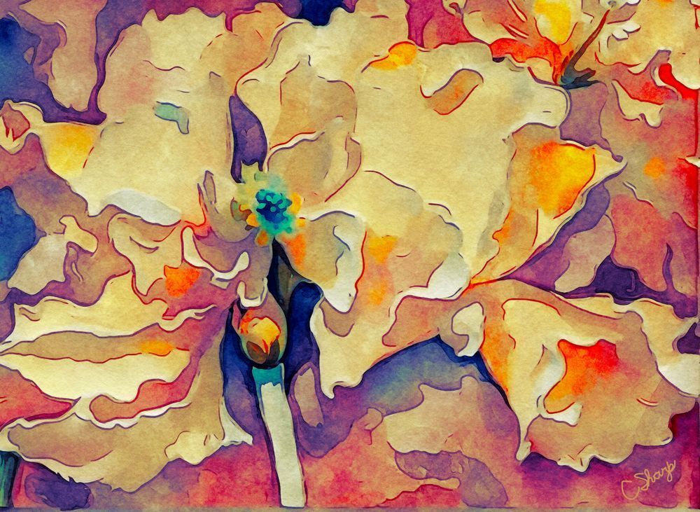 White Flower 5 Art | csharp art