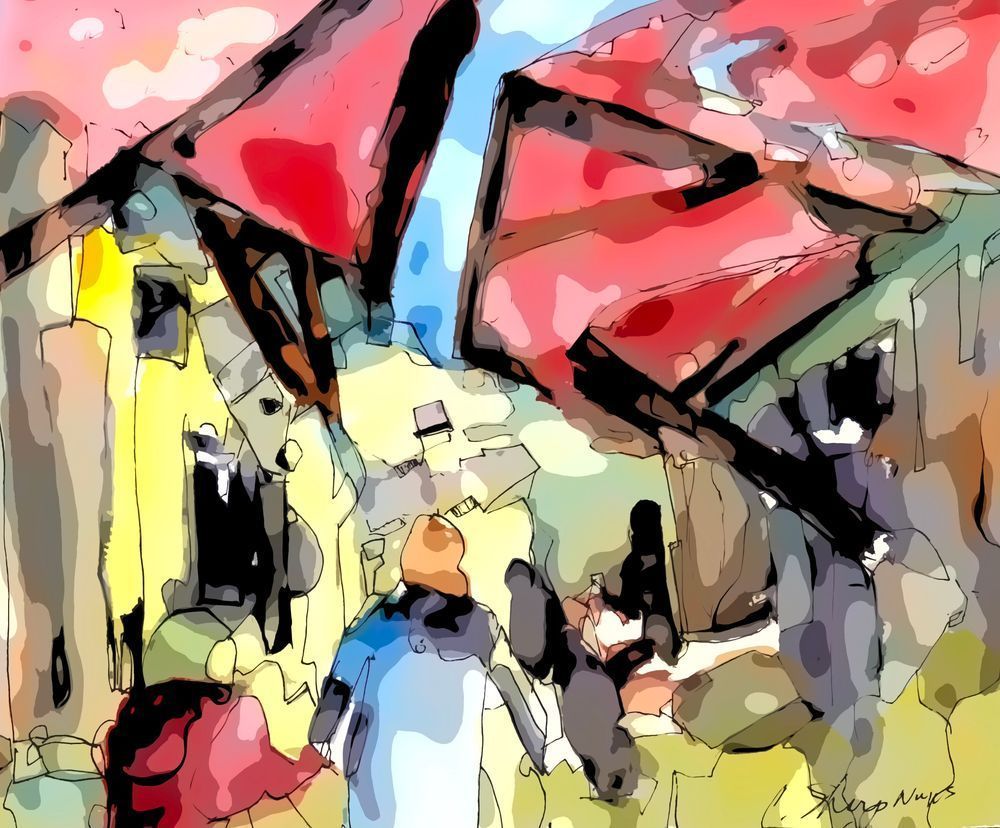 Market Day: Sp AI N Art | csharp art