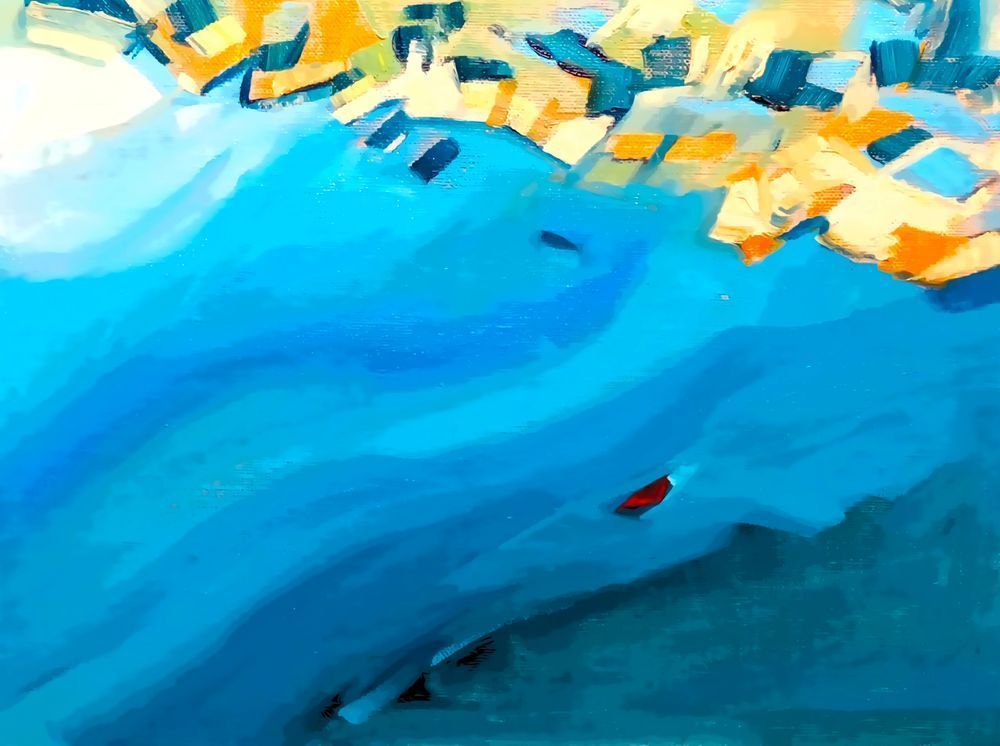 Wild Blue Yonder: Lake Washington Art | csharp art
