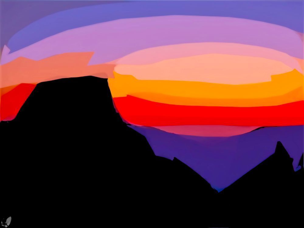 South Rim Sunset Art | csharp art