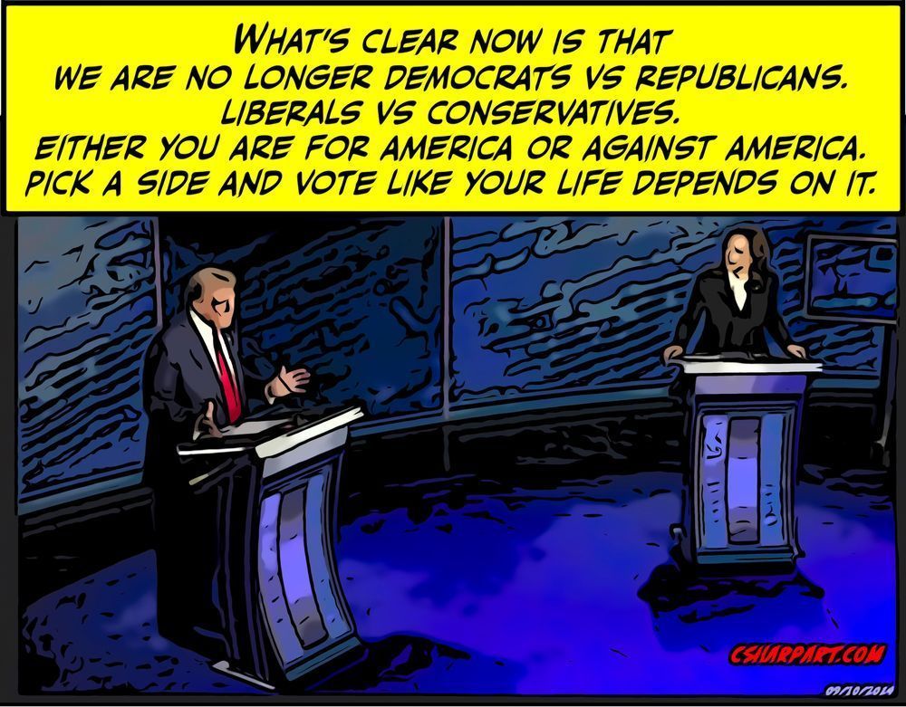 Harris/Trum[P Debate Art | csharp art