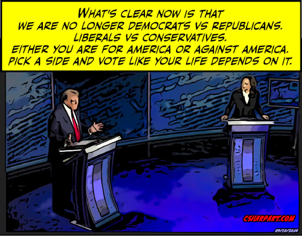 Harris/Trum[P Debate Art | csharp art