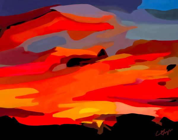 Northwest Sunset Art | csharp art