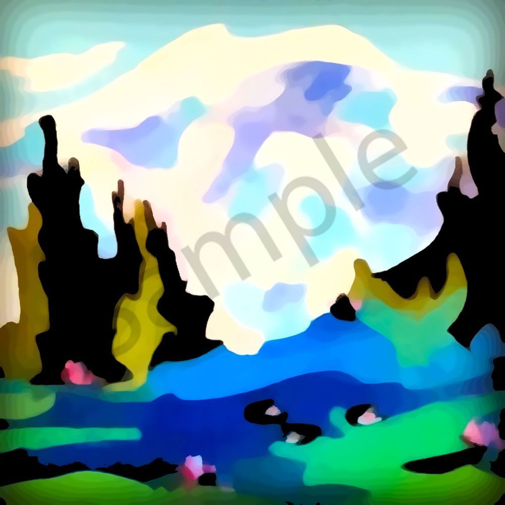 Misty Mount AI N Art | csharp art