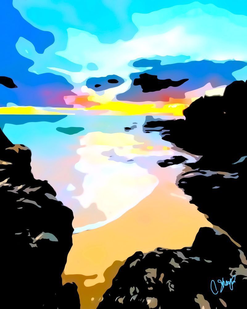 Lava Flow Art | csharp art