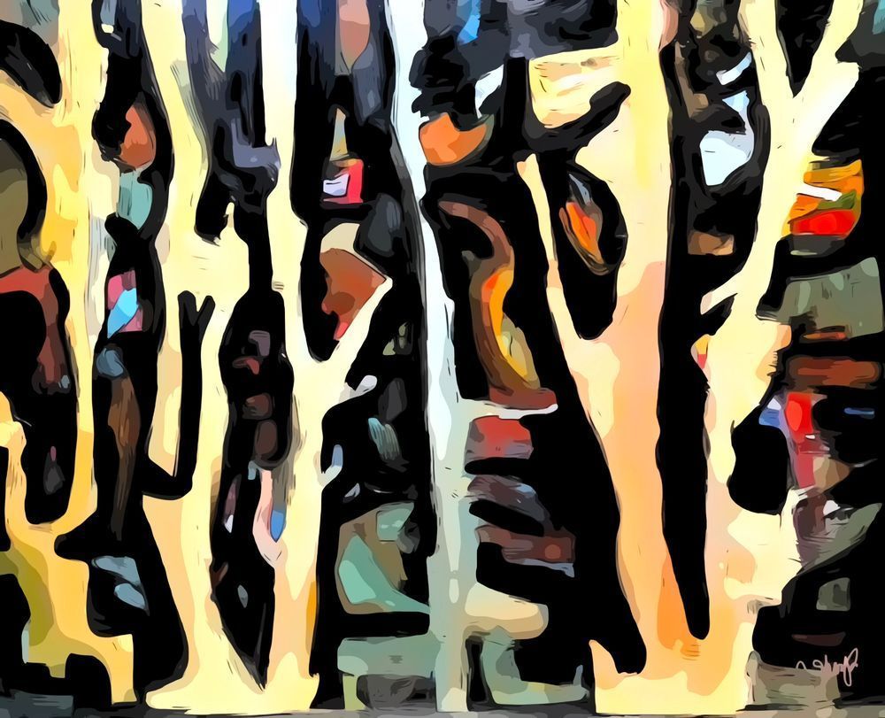 Bones Of The Forest Series Art | csharp art