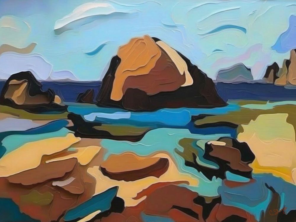 Cannon Beach: After The Storm Art | csharp art