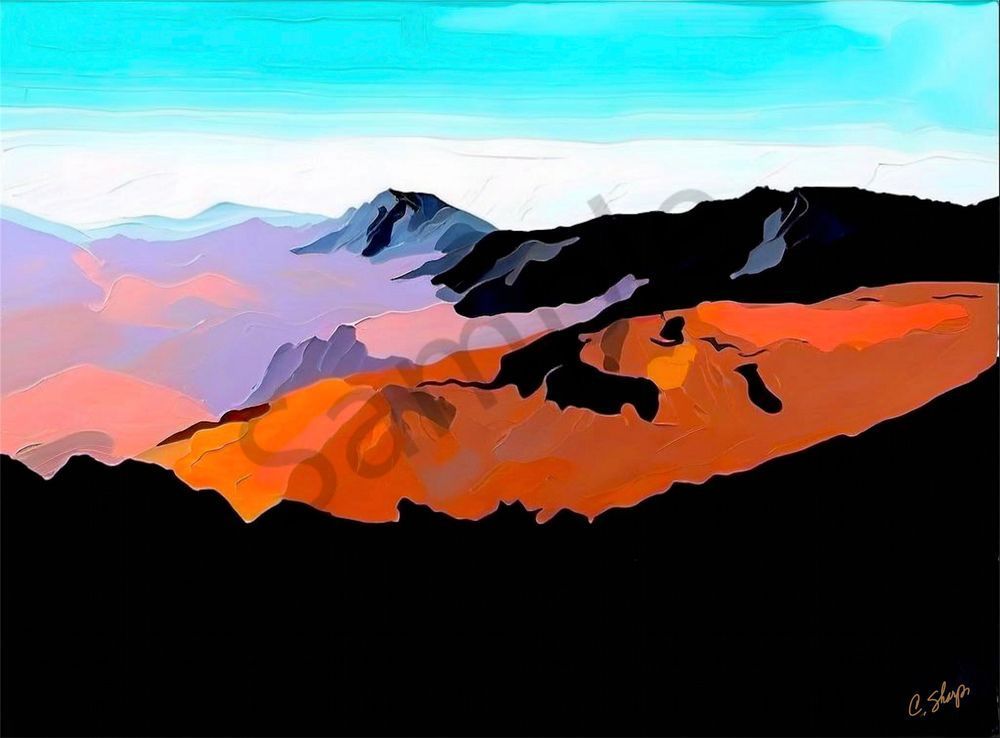 Haleakala Maui Art | csharp art