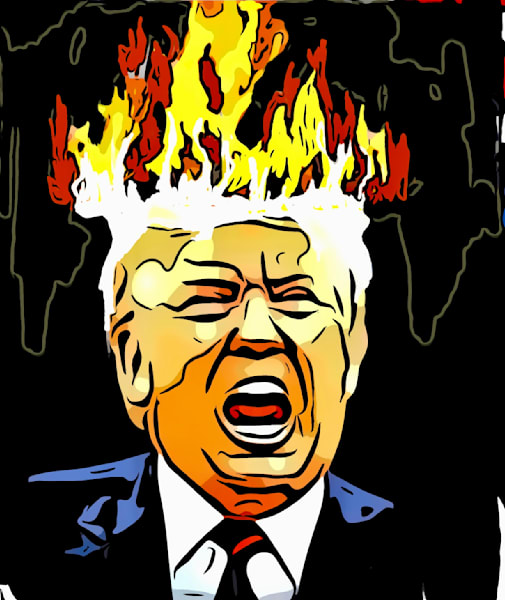 Trump Scorched Earth Art | csharp art