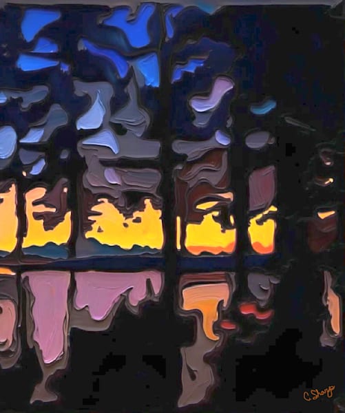 Our Tree House View Art | csharp art