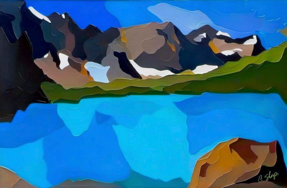 Glacier Lake Art | csharp art