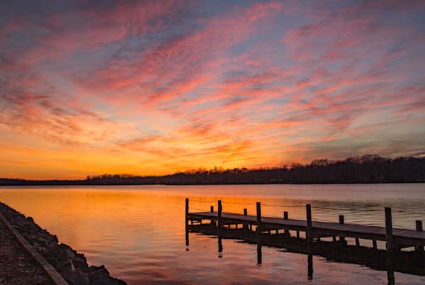 Sunset From The Dock