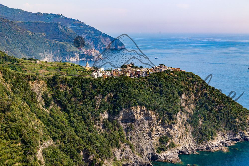 Ocean's View Of Corniglia   Cinque Terre Italy Photography Art | Michelle Leslye Photography
