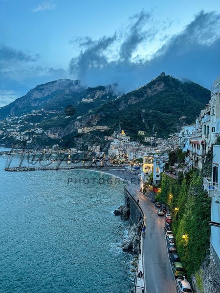 Amalfi Coast Nights Photography Art | Michelle Leslye Photography