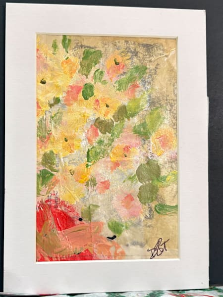  Abstract Sunshine Flowers
