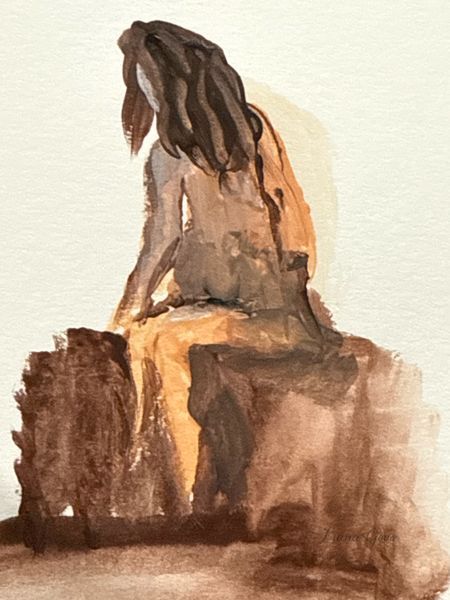 Solitude In Sepia Art | Liana Art