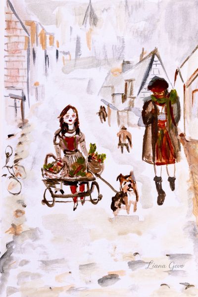 Winter Errands Art | Liana Art