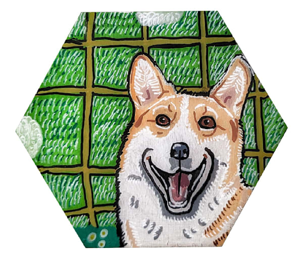 Pasture bound Corgi Keeper of the Flock | Corgi Catan Art Print