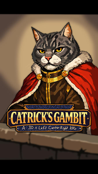 Catrick’s Gambit: Play Into His Paw – Digital Boss Battle Art