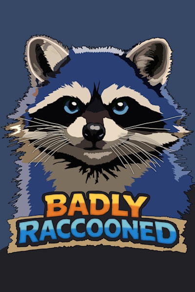 Badly Raccooned – Card Game Inspired Raccoon Art | Phase One Boss Mini-Game Illustration