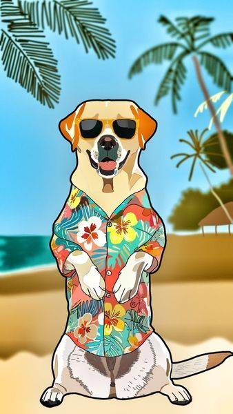 Paws In Paradise Art | The Artistic Shepherd