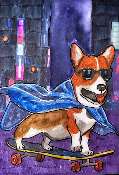 Midnight Roll: The Corgi Hero