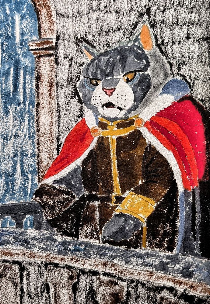 Catrick the Cheat Art Print | Barker’s of Ruin Fantasy Villain Illustration