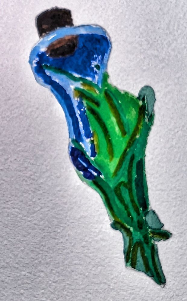 Poison Vial Potion Art – Barker’s of Ruin Damage Over Time Illustration