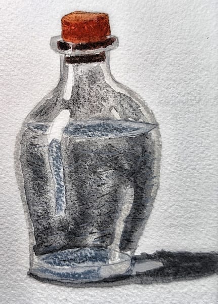Iron Skin Potion of the Aegis Print | Barker’s of Ruin Fantasy Potion Art