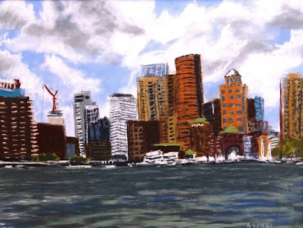 Boston From A Boat