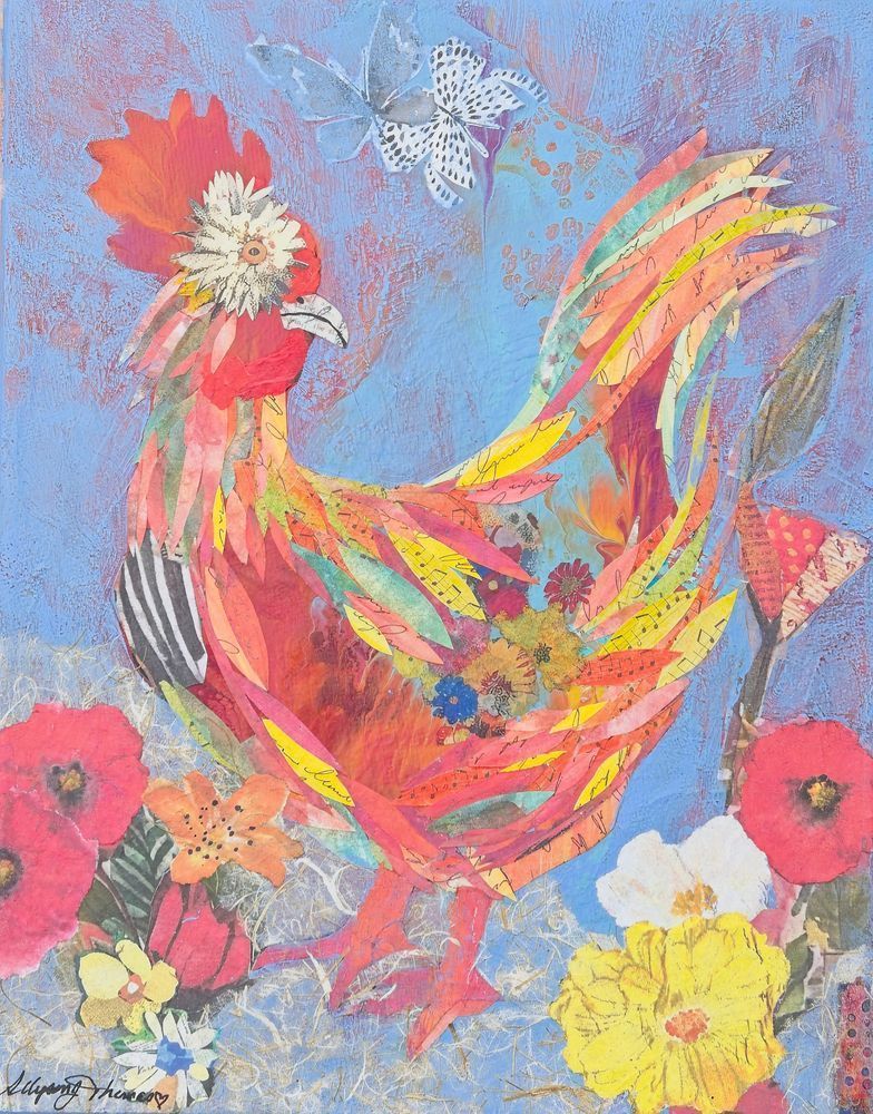 Wings In Bloom Art | Allyson J Thomas Art