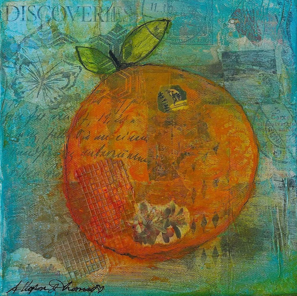 Tropical Peel Art | Allyson J Thomas Art