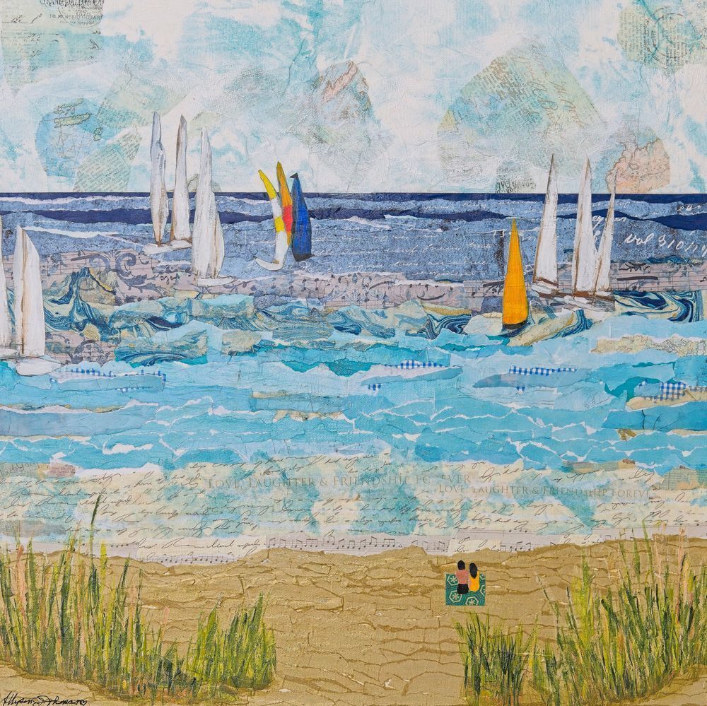 The Quiet Regatta Art | Allyson J Thomas Art