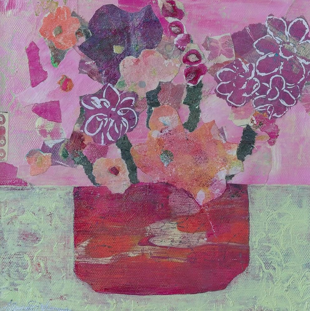 Blush Bouquet Art | Allyson J Thomas Art