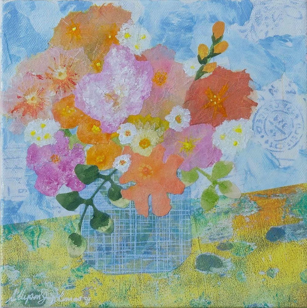 Joyful Bouquet Art | Allyson J Thomas Art