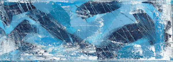 Fragments Of Blue Art | Allyson J Thomas Art