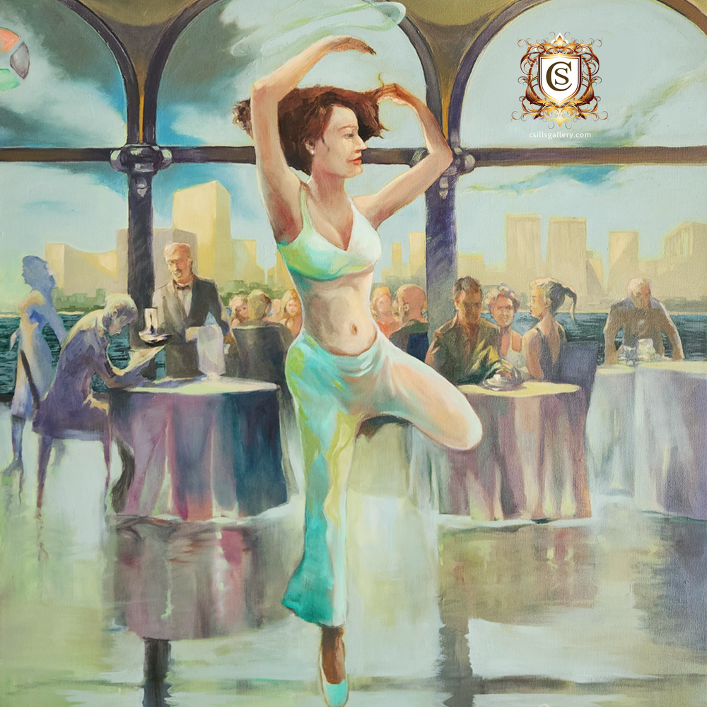 Cs Totebag Art Flamingo Dancer Art | Sills Communications LLC