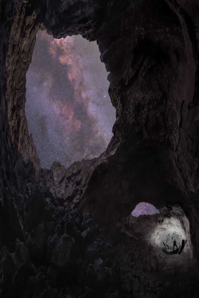 The Bat Cave Under the Milky Way | Fine Art Astrophotography