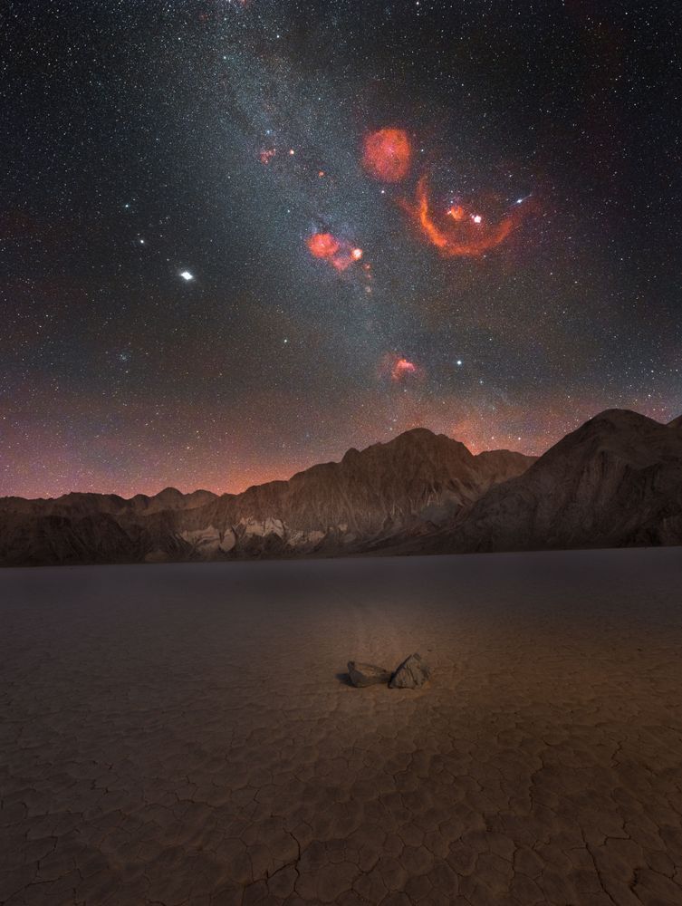 Celestial Roses | Fine Art Astrophotography