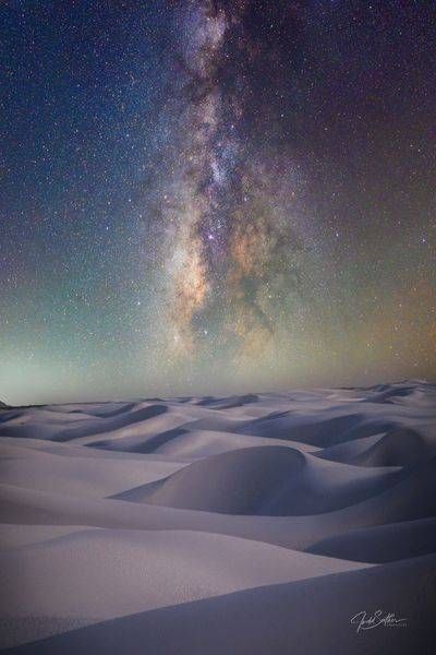 Milky Way Over White Sands | Fine Art Astrophotography