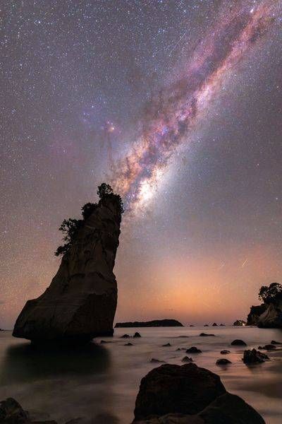 Milky Way Over the Sea Stack | Fine Art Astrophotography