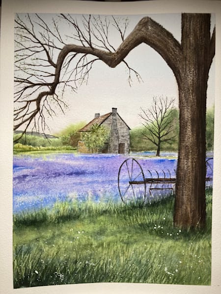House At Rest Art | Paint and Water