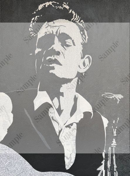 Man In Black Art | Art by Dayle